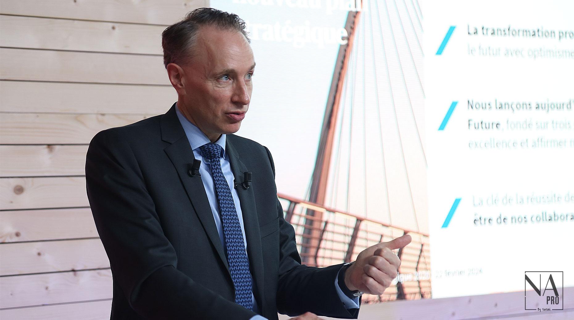 Visuel Axa : Thomas Buberl reconduit jusqu’en 2030