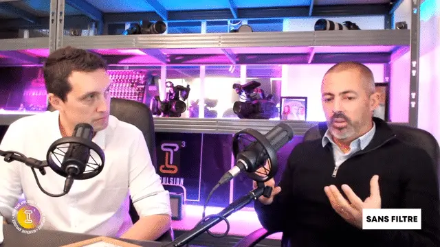 Visuel GIF i3 Investissement - "Sans filtre" avec Florent Quesnel, Kelkun