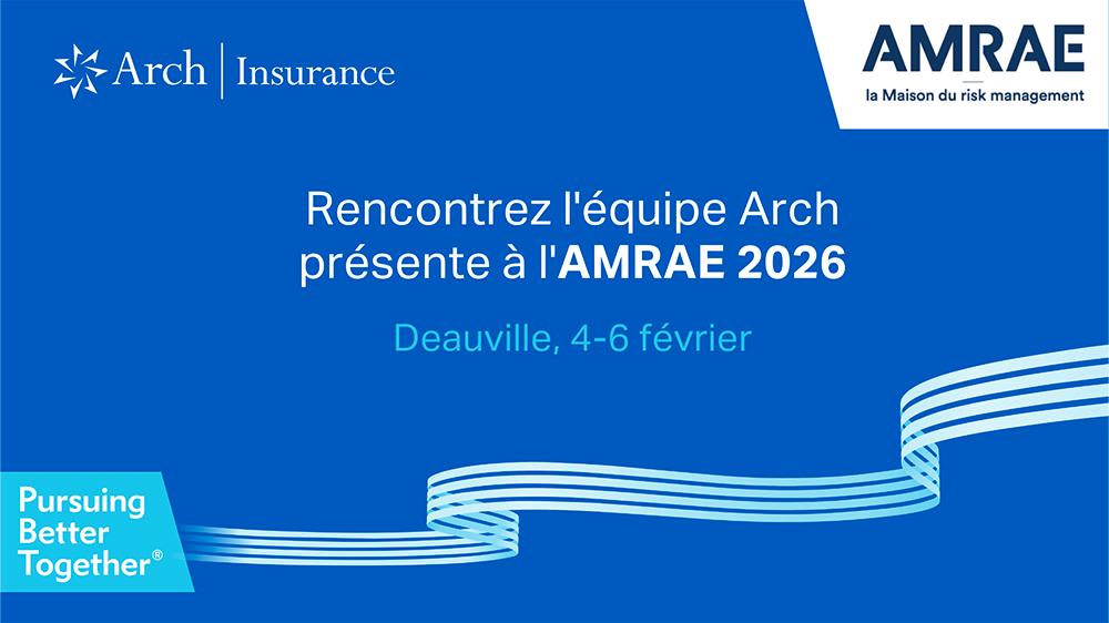 Visuel Rencontrez l'équipe Arch présente à l'AMRAE 2026