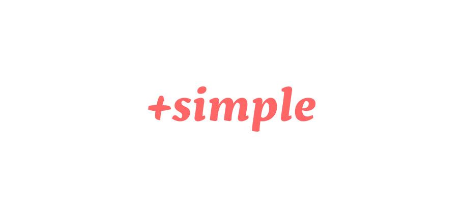 +Simple Logo