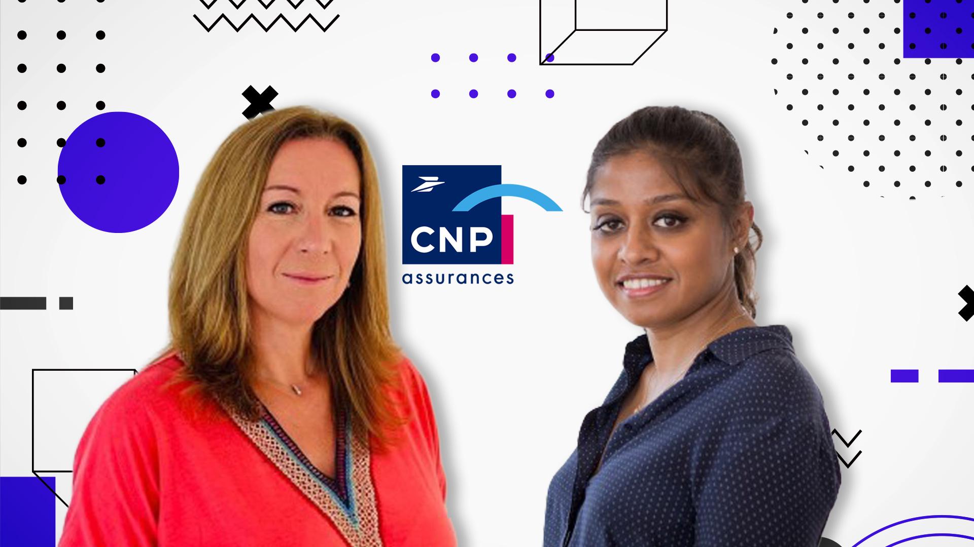 Visuel CNP Assurances : Céline Byl et Julia Deiva évoluent