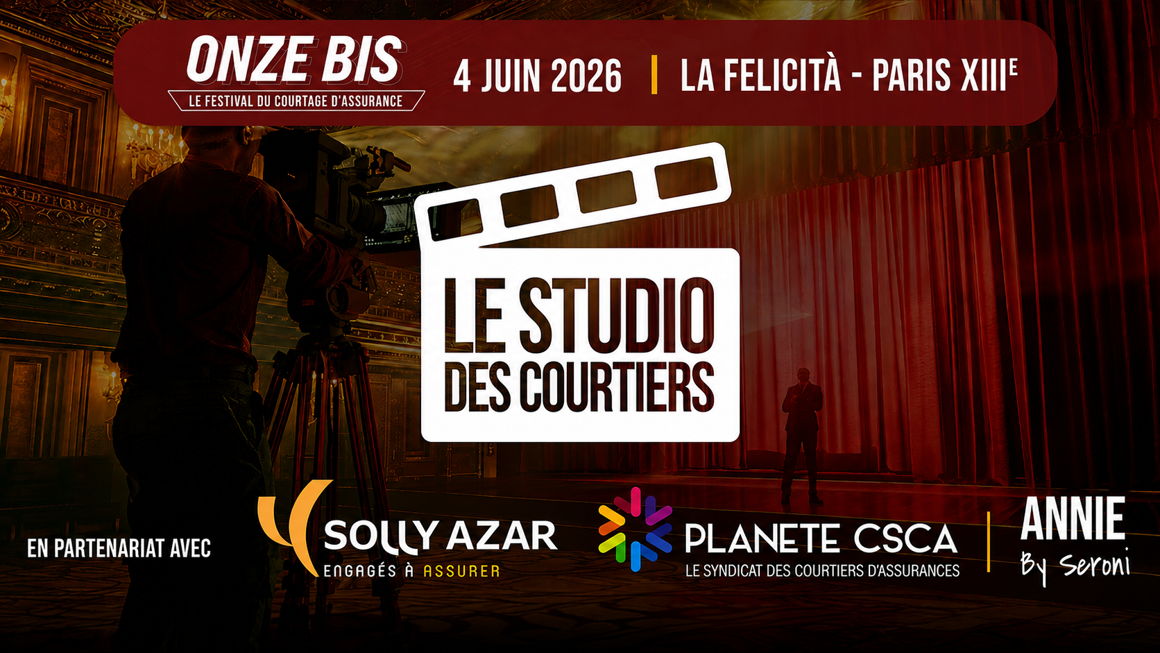 Visuel Onze Bis Festival 2026, des nouveautés pour promouvoir l’image du courtage