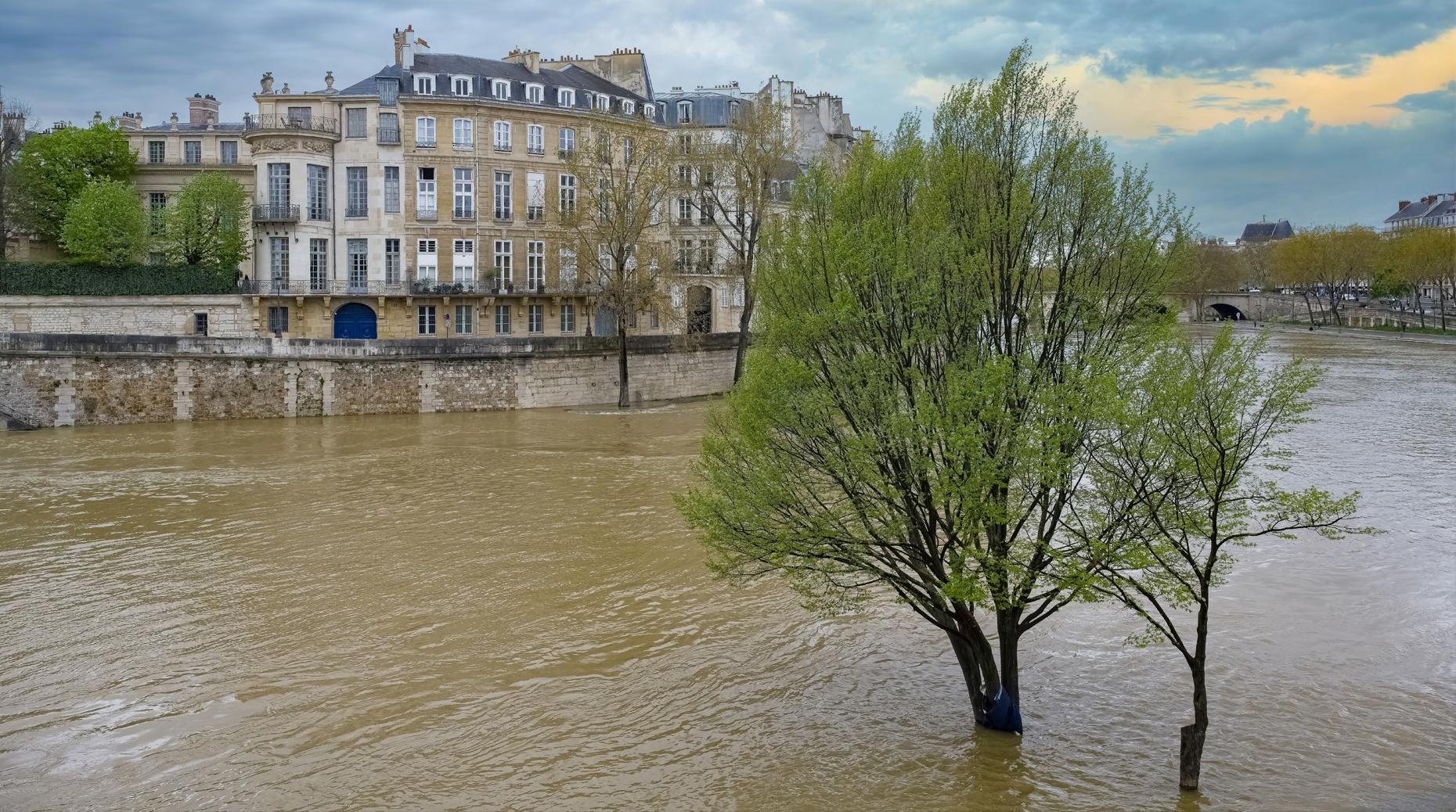 Visuel Inondations : Plus d'un million de Franciliens exposés au risque de crue majeure