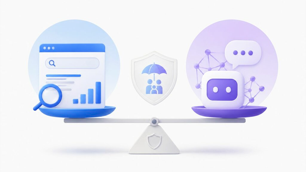 SEO vs GEO dans l’assurance