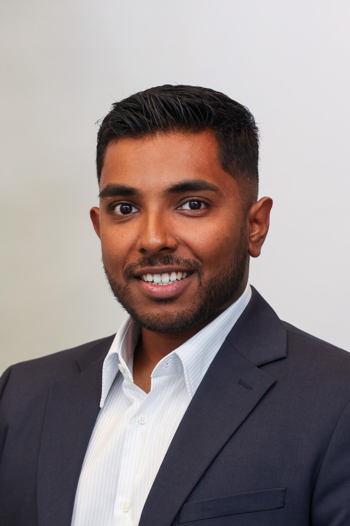 Portrait de Denesh Yogeeswaran, Souscripteur Sciences de la vie chez Chubb