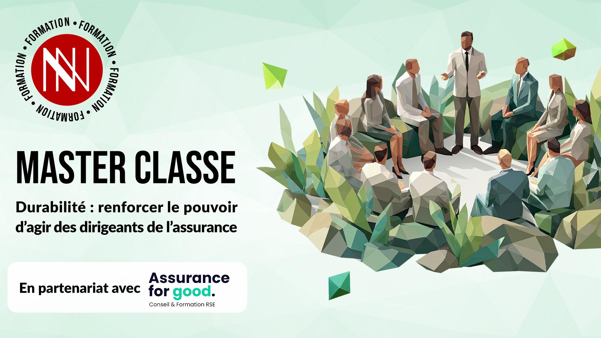 Visuel Master Classe Durabilité : renforcer le pouvoir d’agir des dirigeants de l’assurance