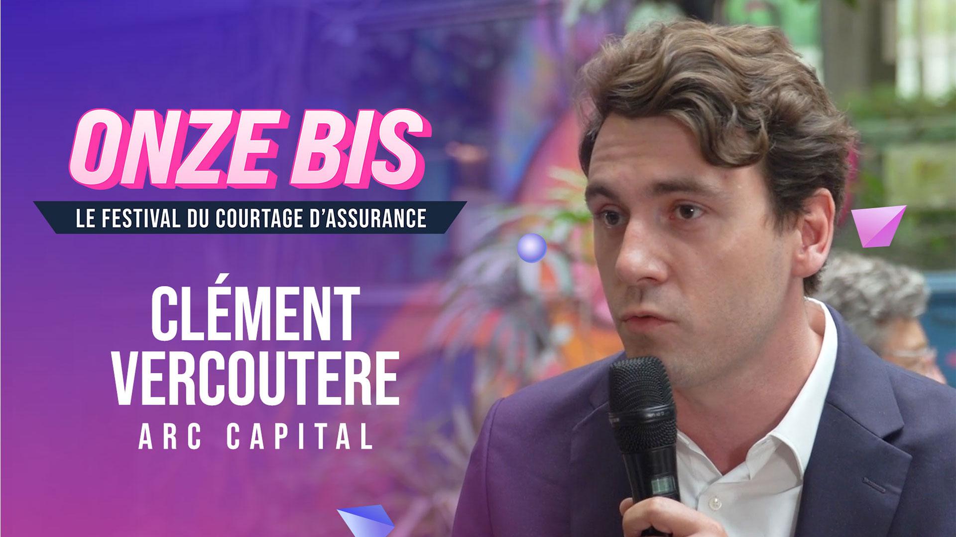 Visuel Clément Vercoutere (Arc Capital) au Onze Bis, le Festival du courtage d’assurance
