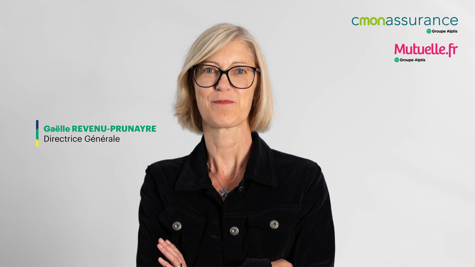 Gaëlle Revenu-Prunayre est nommée Directrice Générale de Cmonassurance et Mutuelle.fr