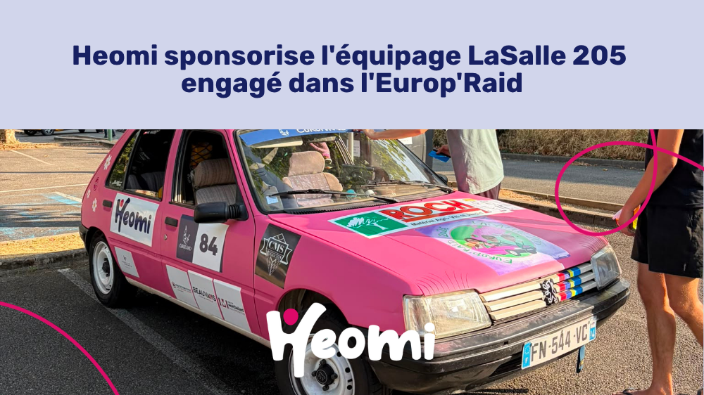 Heomi sponsorise l'équipage LaSalle 205 engagé dans l'Europ'Raid