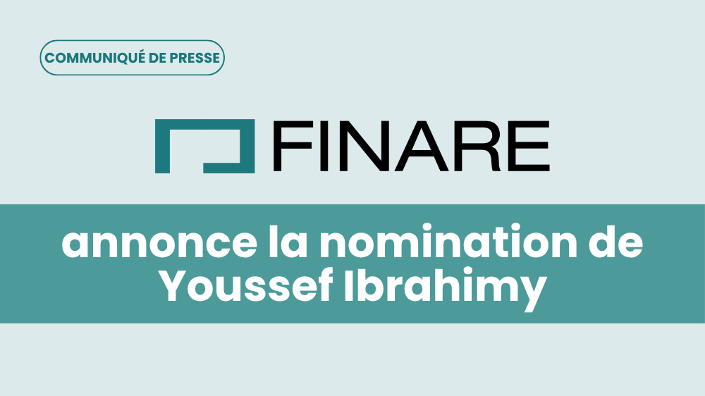 Youssef Ibrahimy prend de nouvelles responsabilités au sein du Groupe FINARE